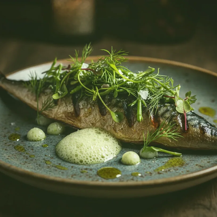 Plat provençal dressé au passe de la cuisine